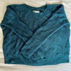 Anthropologie Sweater size XS, teal color